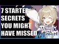 7 Starter Secrets You Might Have Missed - Genshin Impact