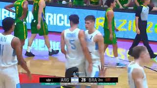 FIBA Americas U18 | Highlights de Argentina (55) vs. Brasil (60)