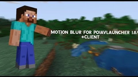 1.8.9 Low-end motion blur in POJAVLAUNCHER #hypixel #pojavalauncher #minecraft