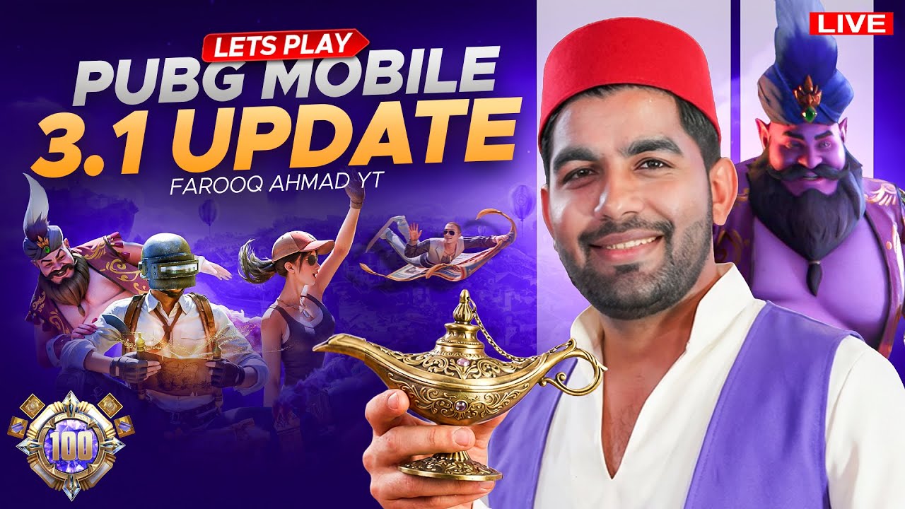 Old Genie / Magic Carpet 3.1 Update is Back  |🔥 PUBG MOBILE Live 🔥