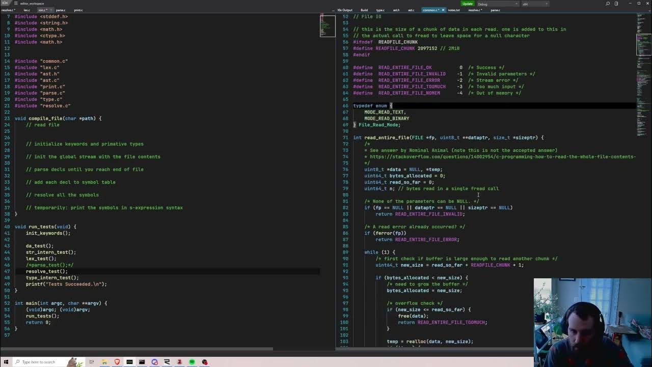 Programming a Compiler in C - Source Files and Location Information ...