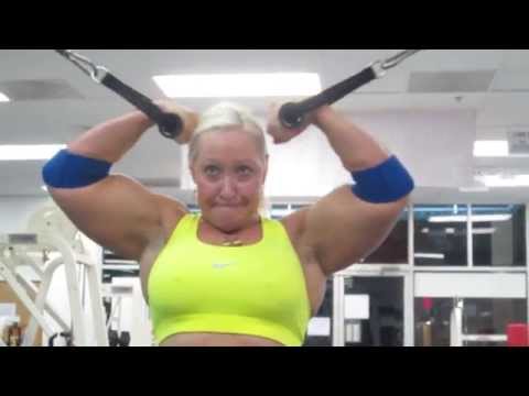 Biggest female biceps 