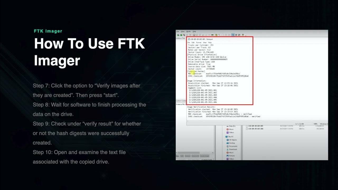 Ftk imager for digital forensics youtube