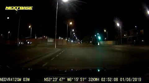 Nextbase 412GW night time test