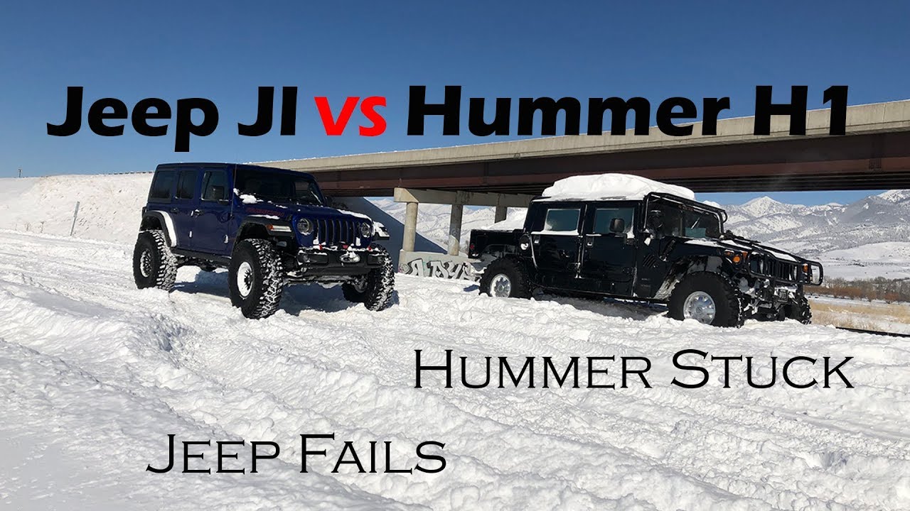 Jeep JL Rubicon vs Hummer H1 - YouTube