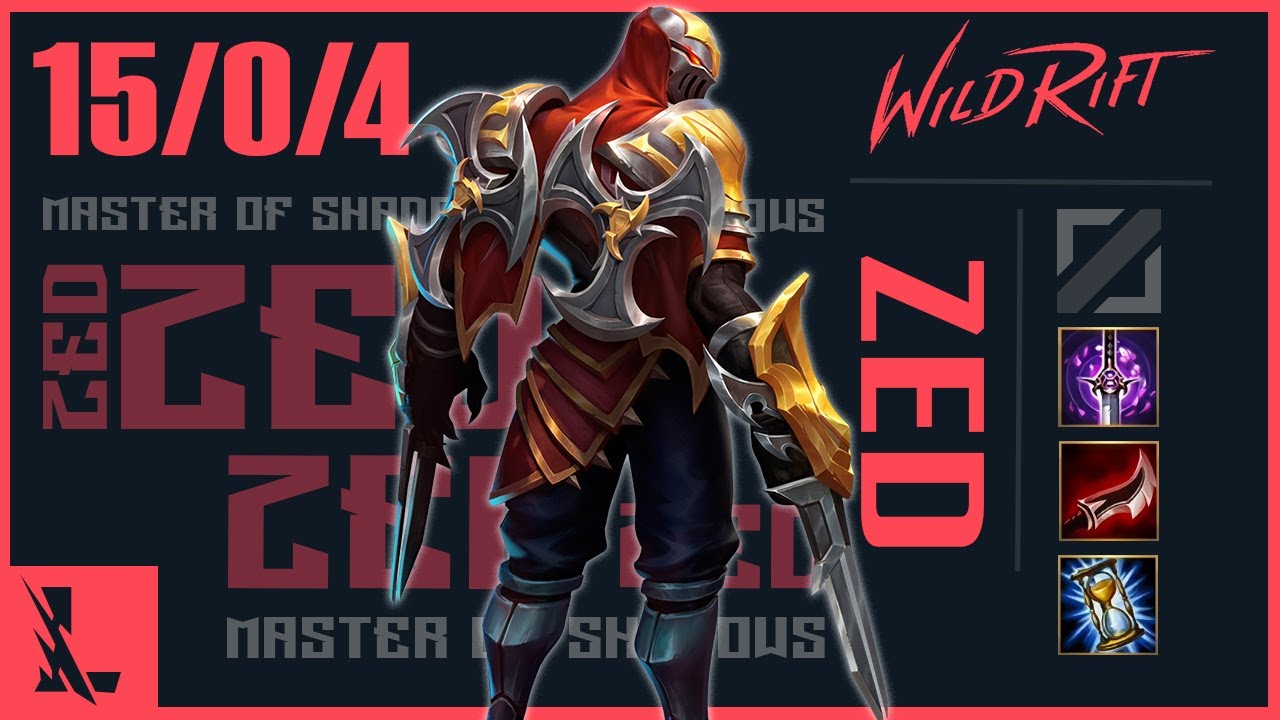 ZED Wild Rift : How to Midlane ZED | LOL Wild Rift - YouTube