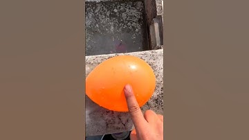 #balloon  Experiment :Will a water balloon explode  if  it rolls down from a tall buildings ?