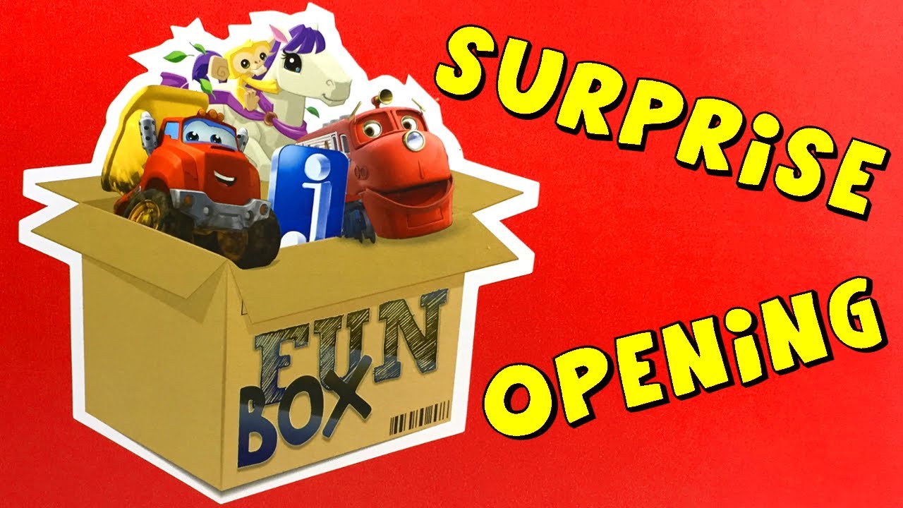 Jazwares FUN BOX Toy Vehicles Surprise Opening ????