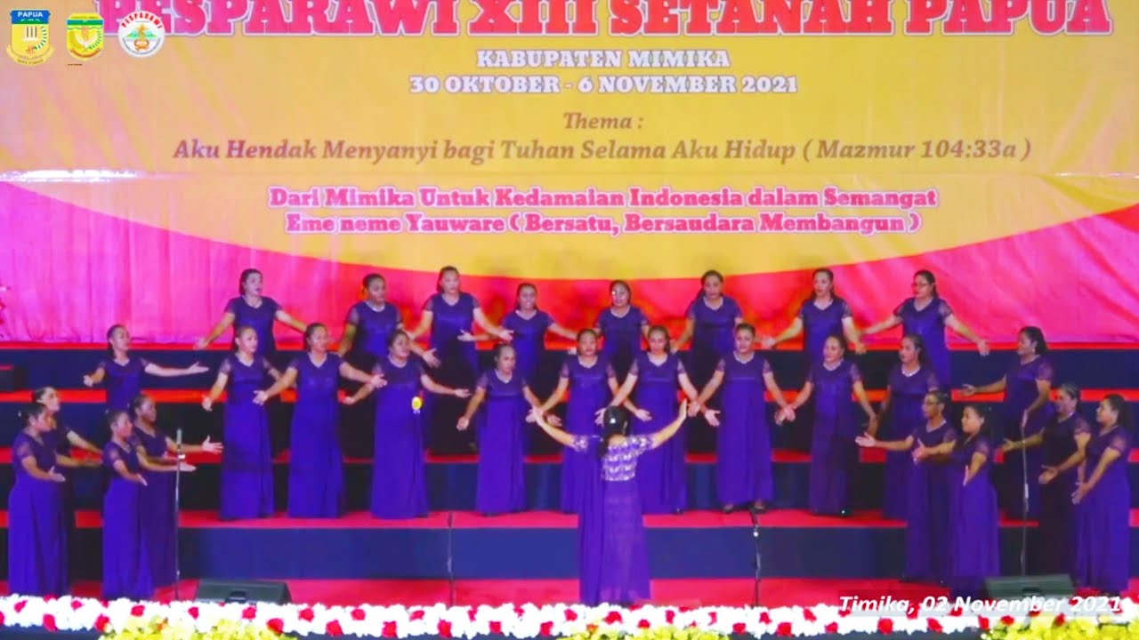 PESPARAWI KE 13 - PANDUAN SUARA WANITA (PSW) KAB. BIAK NUMFOR - PAPUA