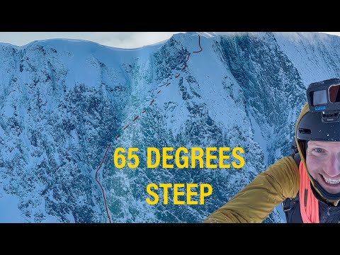 KOPESHOW EP.9 - GUHKKESGAISI NORTH COULOIR. SKIING A CLIMBING ROUTE IN LYNGEN ALPS.