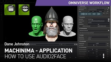 How to Use Audio2Face in NVIDIA Omniverse Machinima