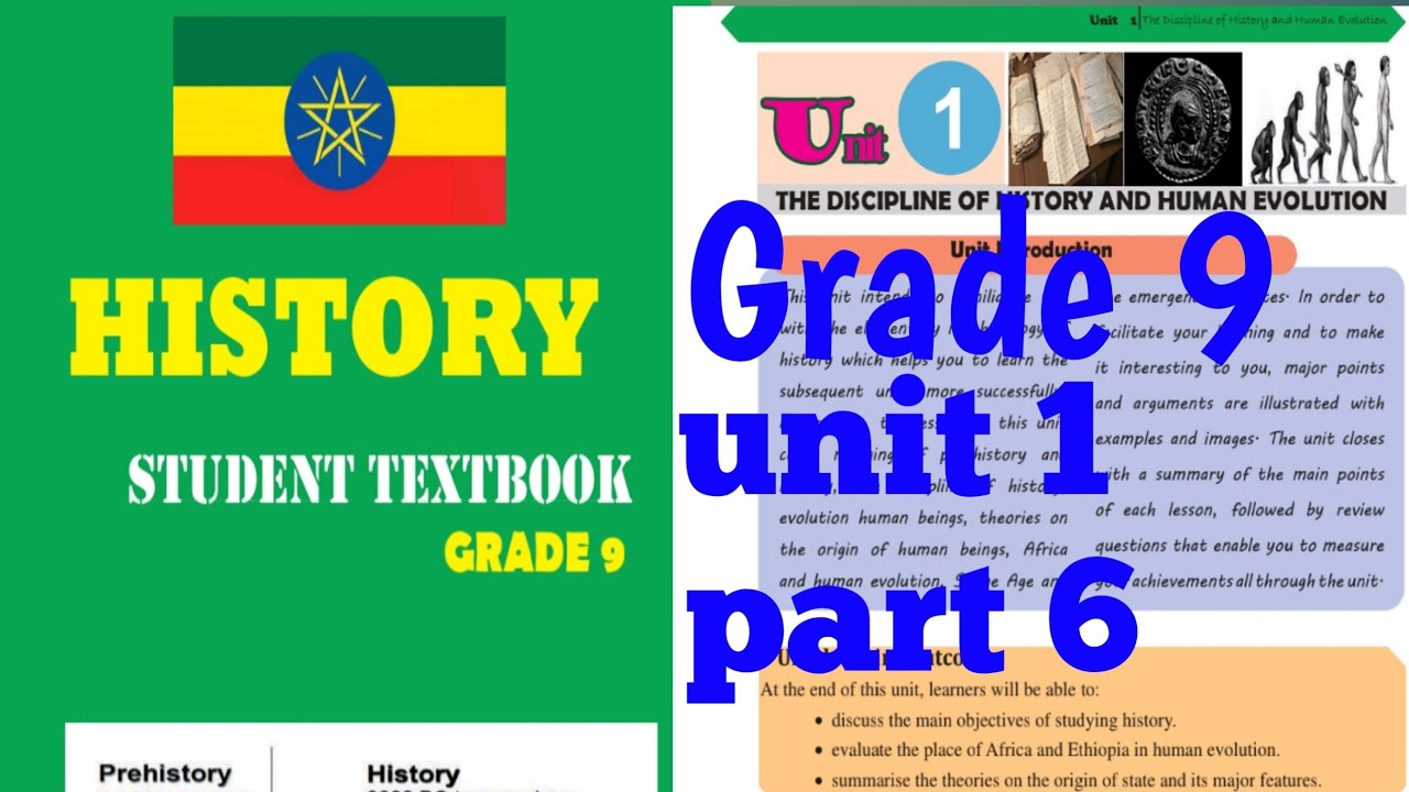 History grade 9 unit 1 part 6 | in afaan oromoo - YouTube