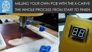 Milling your own PCB at home with a CNC Router!