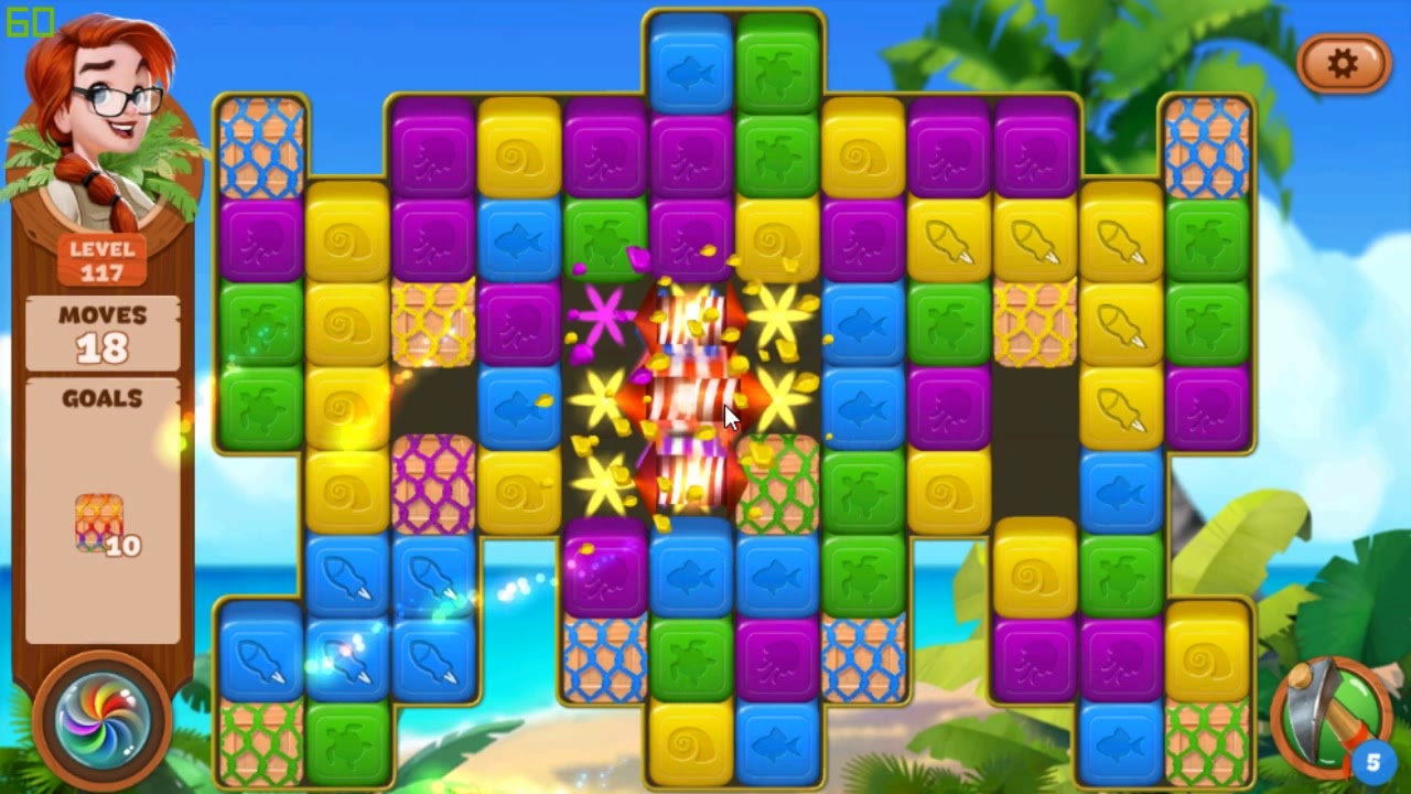 Lost Island Blast Adventure level 117