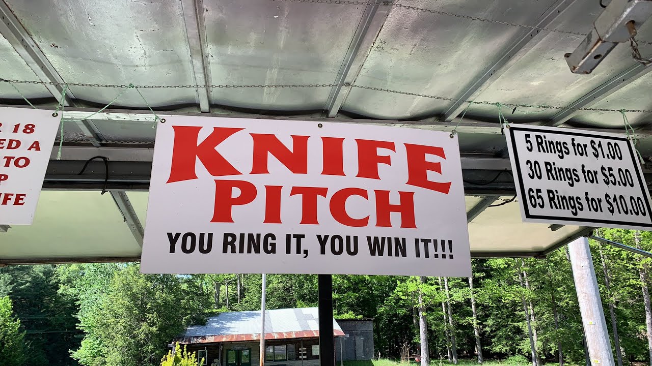 KNIFE RING TOSS! SURPRISE LIVE! YouTube