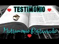 TESTIMONIO de Matrimonio RESTAURADO.