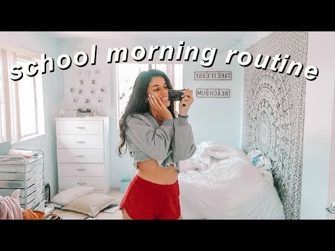 School Morning Routine 2018 (vlog style)