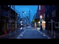 Tokyo SKYTREE on a MAGICAL rainy DAWN | Japan 4K