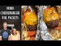 HOBO CHEESEBURGER FOIL PACKETS RECIPE | Easy Dinner Idea