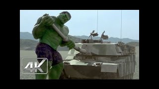 Hulk Vs Tanques | LATINO 4k (Ultra-HD) | Hulk (2003)