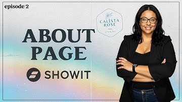 Showit About Page Tutorial | Showit Website Tutorial | Build Your Website Step by Step