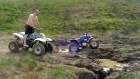 toms farm, kelvin trying to jump the marsh