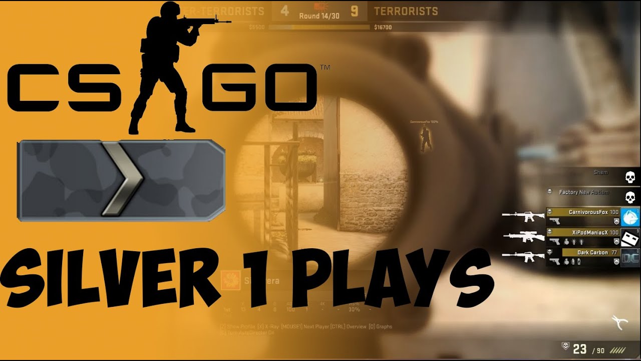 CSGO: Silver 1 Plays - Same Shit, Different Round - YouTube