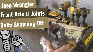 Jeep Wrangler  Front Axle UJoints