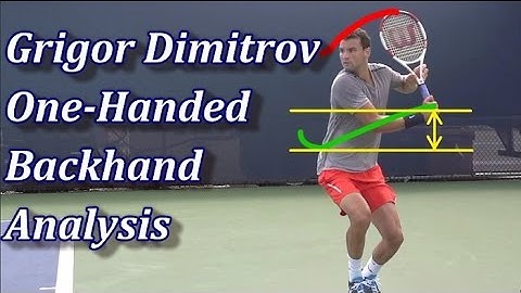 Grigor Dimitrov Backhand Analysis (No Racquet)