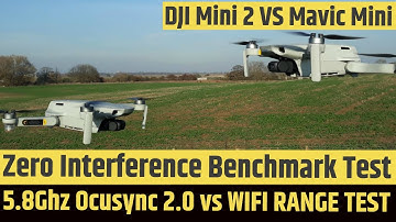 DJI MINI 2 CE V MAVIC MINI 5.8GHZ OCUSYNC 2.0 VS WIFI  RANGE TEST!