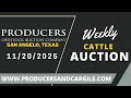11/20/2025 - Cattle Auction - Producers Livestock Auction Company