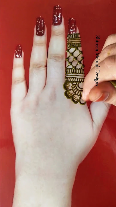 Beautiful and Simple back hand mehndi design | Mehandi Ka Design #shorts #henna #short #shortsvideo