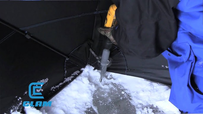 Replacing Poles in an Ice Fishing Shelter 