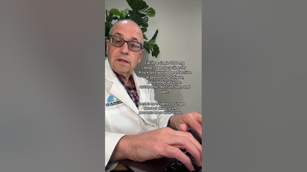 My problems with a single dose of doxycycline following a tick bite 