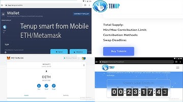 How to Buy Tenup Smart Coin/Token from Mobile | Connect Dapp with Meta mask in Urdu/Hindi
