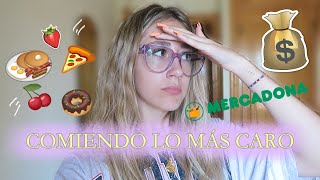 24 HORAS COMIENDO LO MÁS CARO del MERCADONA ?? | ItsJudith