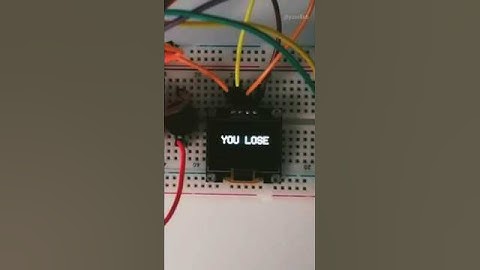 arduino ile oyun yapıyorum 8. gün