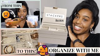 ORGANIZE WITH ME! || Organizing My Jewelry With Stackers - Minimal, Understated, Just Lovely! ☺