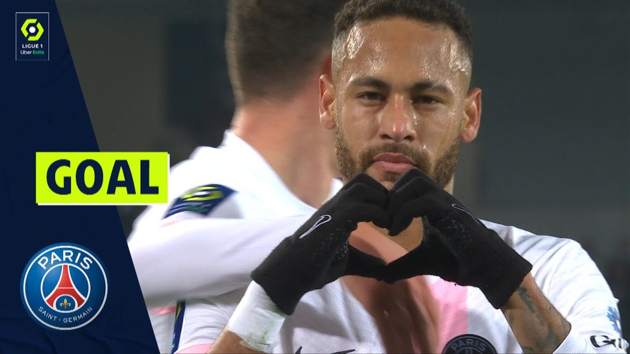 Goal NEYMAR JR (43' - PSG) FC GIRONDINS DE BORDEAUX - PARIS SAINT