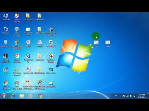 How to Hide and Show documents by cmd and notepad
