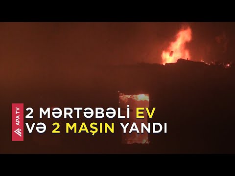 Ucarın Qəzyan kəndindəki yanğından görüntülər – APA TV