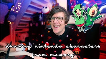 DRAWING WEIRD NINTENDO CHARACTERS FROM MEMORY