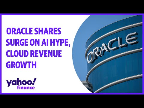 Oracle stock surges on AI hype, cloud revenue growth
