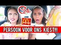 PERSOON VOOR ONS KIEST WAT WIJ ETEN || Denise Anna