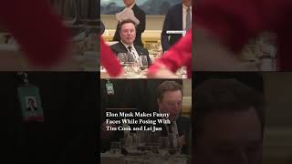 Elon Musk Makes Funny Faces While Posing With Tim Cook and Lei Jun | Firstpost News
