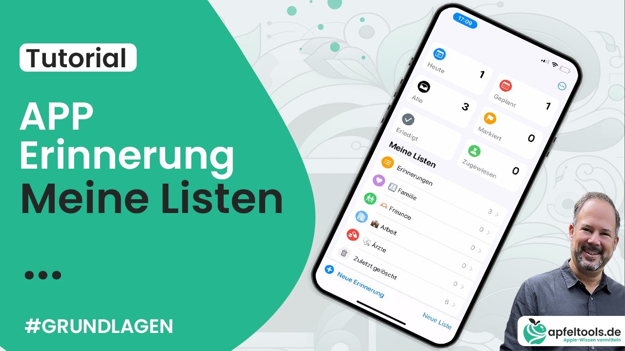 Apple App Erinnerung - Listen - Erstellung