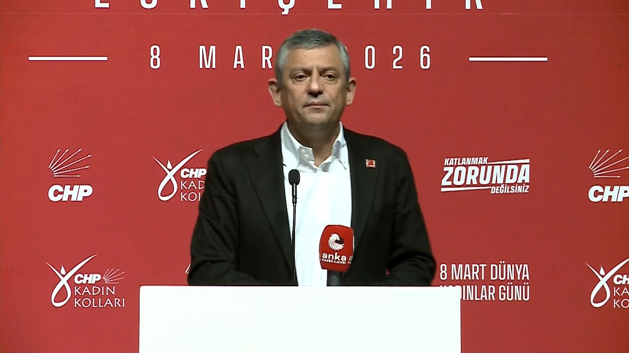 CHP GENEL BAŞKANI ÖZGÜR ÖZEL - 8 MART DÜNYA KADINLAR GÜNÜ PANELİ 08/03/2026