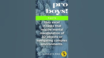 Boys brains have a greater capacity for visual-spatial processing. True?Comment!👇 #shorts #boyfacts