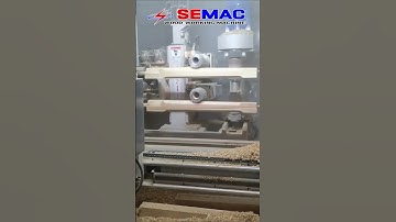 Máy phay tiện chân ghế gỗ hoàn thiện - Máy tiện gỗ tự động cnc SEMAC