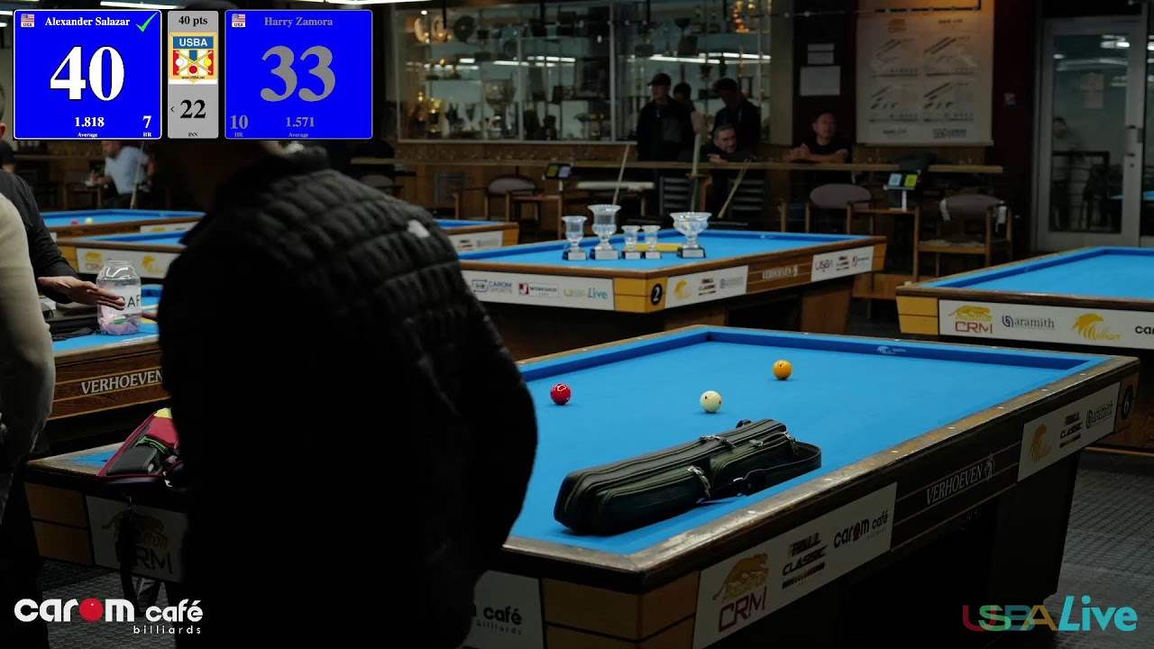 Carom Café Billiards Fall Classic | Day 6 | Open Tournament